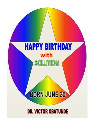 cover image of BORN JUNE 20
